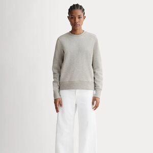 Everlane The Off-Duty Terry Crew in Heathered Grey